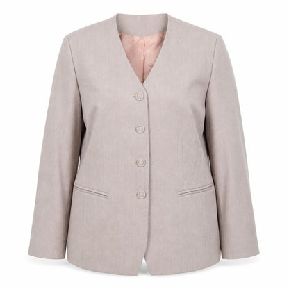 Womens UK Size 16 Gold by Michael H Regular Beige Blazer