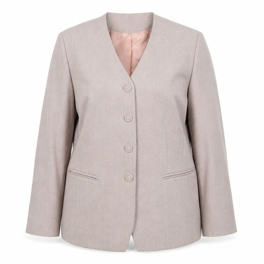 Womens UK Size 16 Gold by Michael H Regular Beige Blazer
