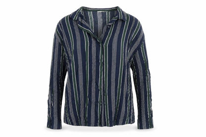 Womens UK Size 12 Mango Blue Basic Button-Up