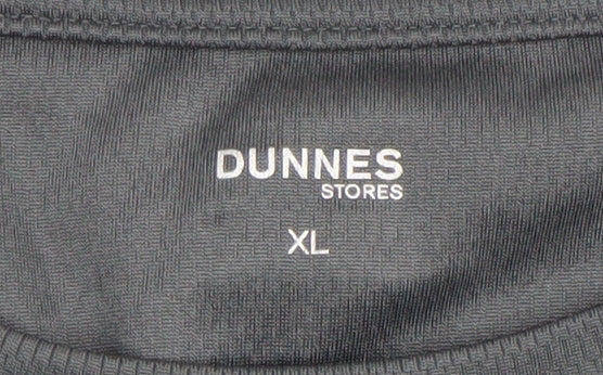 Mens UK Size XL Dunnes Stores Grey Gym & Training Running & Jogging Walking T-Sh