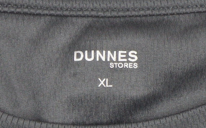 Mens UK Size XL Dunnes Stores Grey Gym & Training Running & Jogging Walking T-Sh