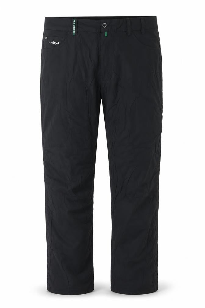 Mens UK Size 48 Chervo Regular Fit Casual Travel Sports Black Trousers
