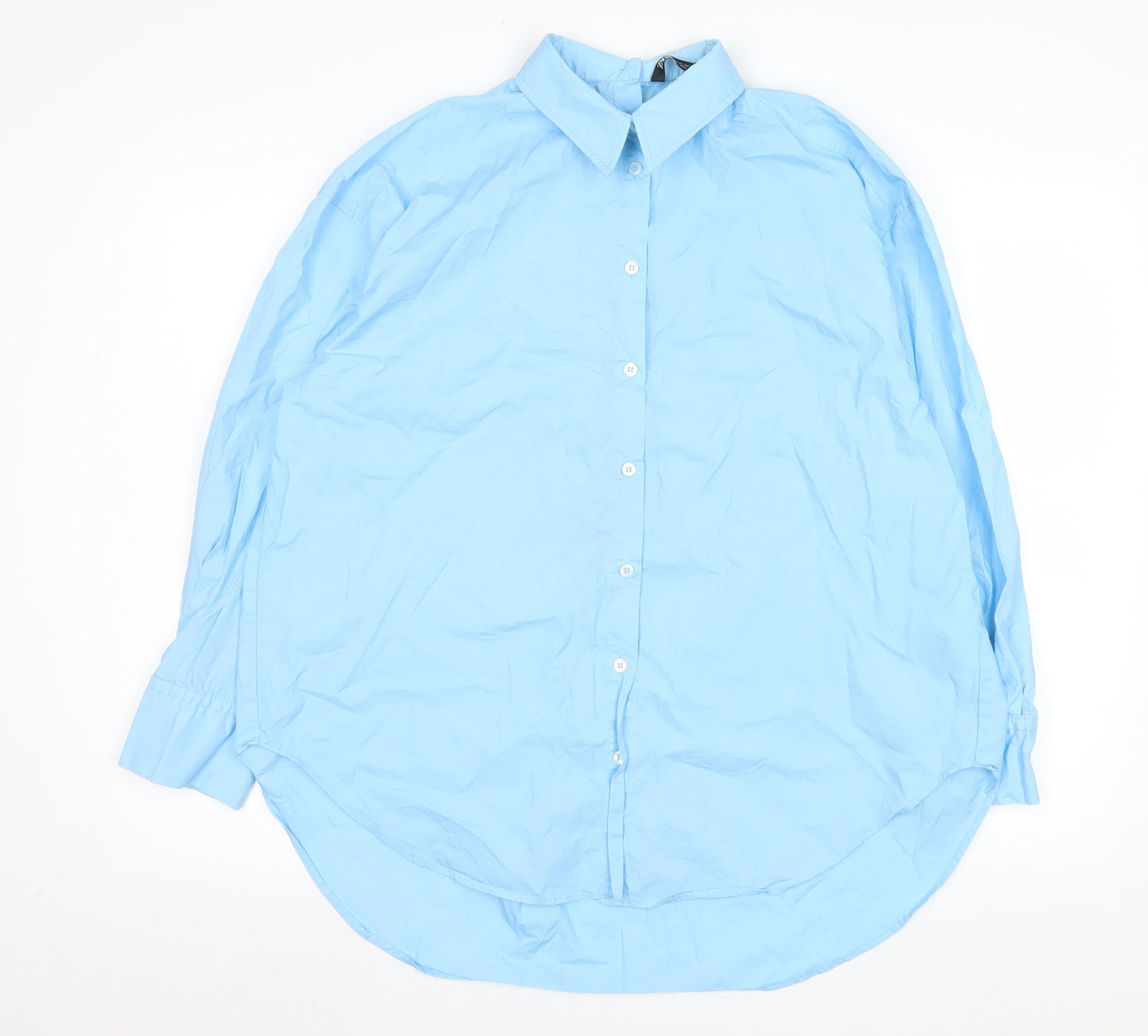 Mens UK Collar Size XS Zara Smart Blue  Dress Shirt