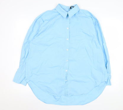 Mens UK Collar Size XS Zara Smart Blue  Dress Shirt