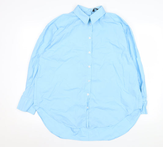 Mens UK Collar Size XS Zara Smart Blue  Dress Shirt