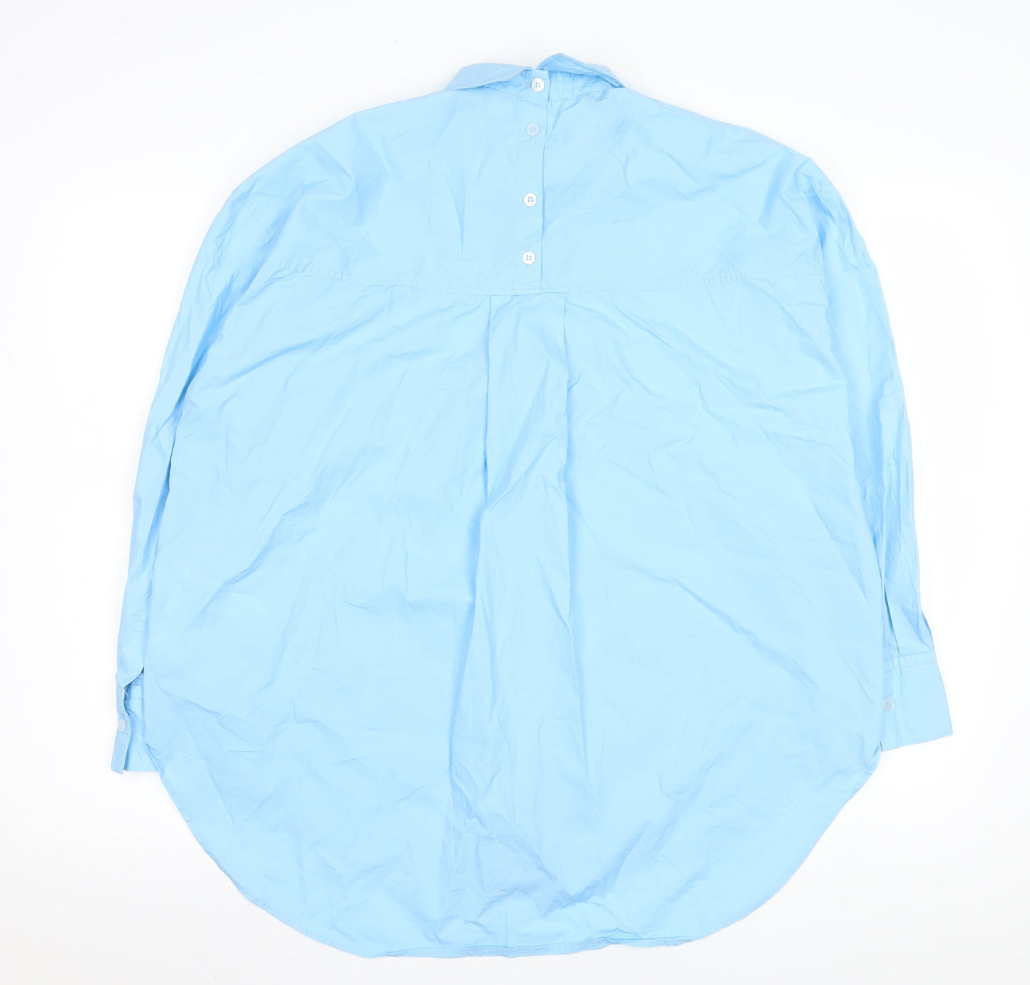 Mens UK Collar Size XS Zara Smart Blue  Dress Shirt