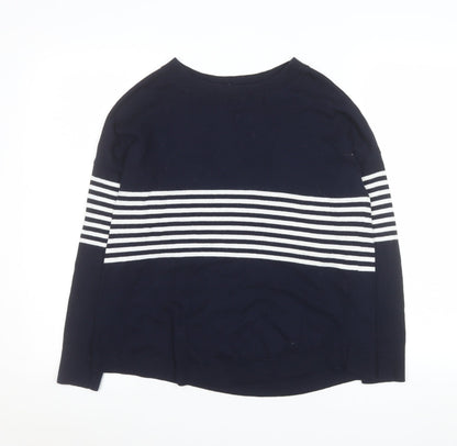 Womens UK Size 6 The White Company Blue Pullover Jumper