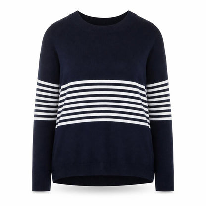 Womens UK Size 6 The White Company Blue Pullover Jumper