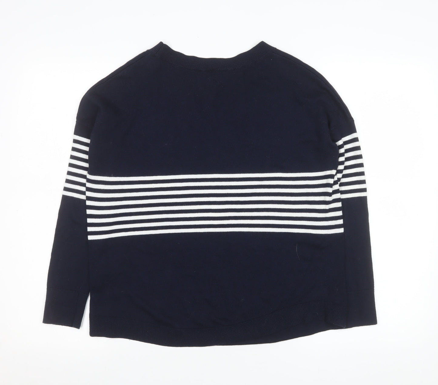 Womens UK Size 6 The White Company Blue Pullover Jumper
