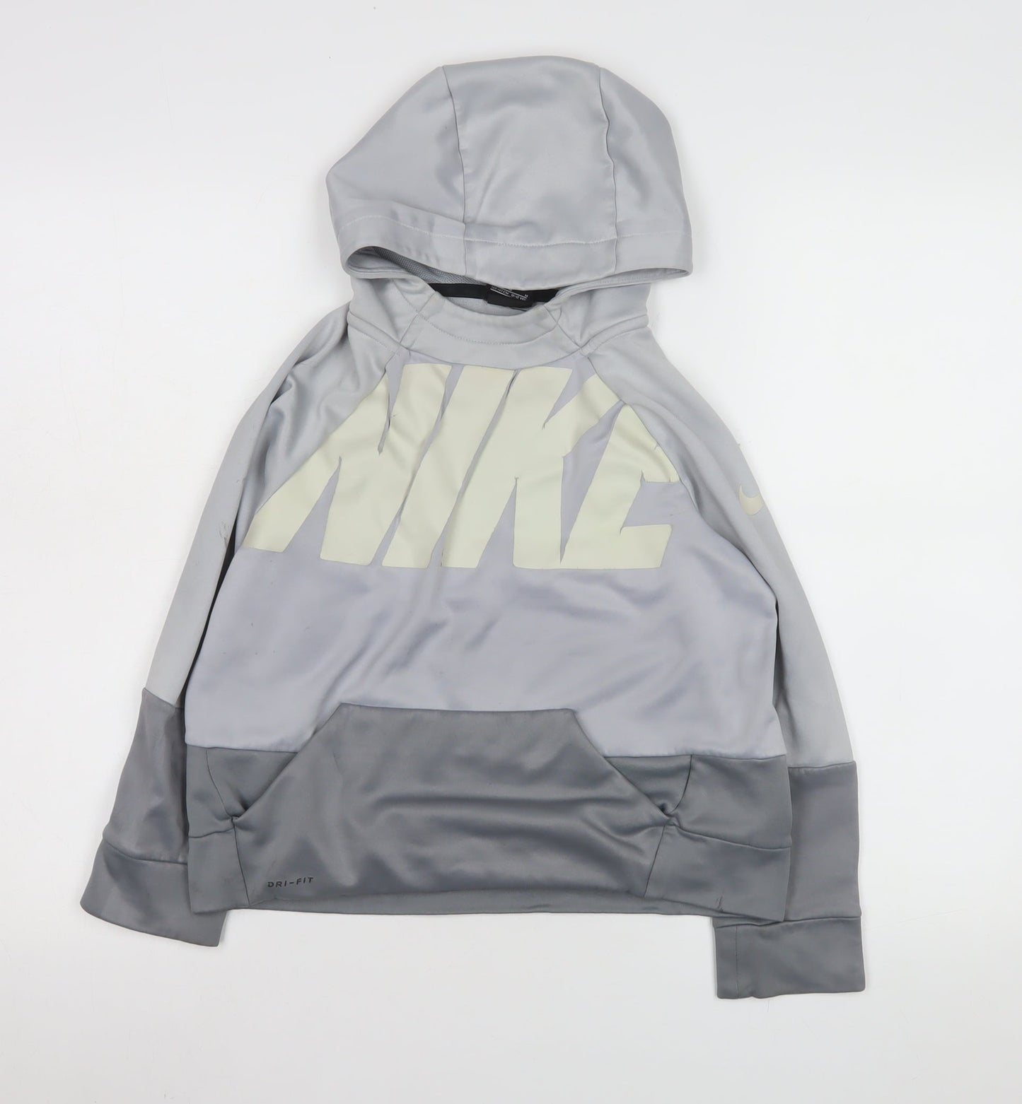 Boys UK Size 10-12 Years Nike Grey Pullover Hoodie