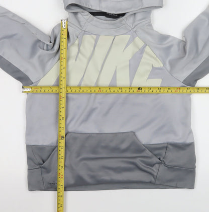 Boys UK Size 10-12 Years Nike Grey Pullover Hoodie