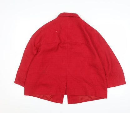Womens UK Size 16 St. Bernard Red Basic Jacket