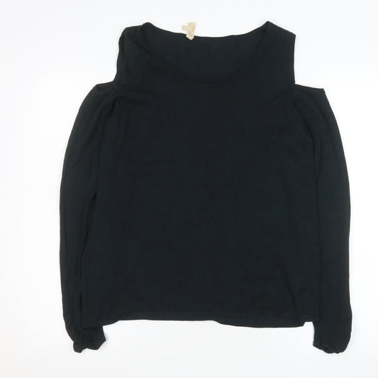 Womens UK Size 18 Phase Eight Black Basic Blouse