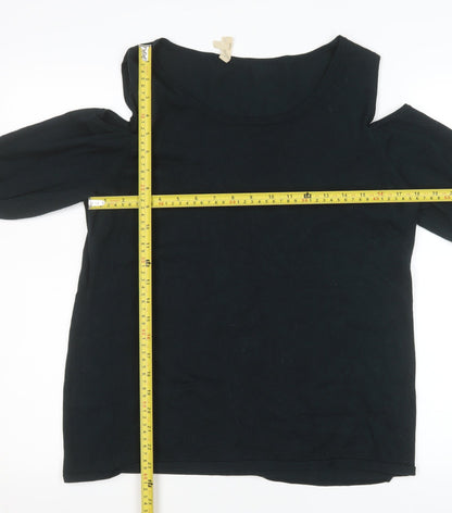 Womens UK Size 18 Phase Eight Black Basic Blouse