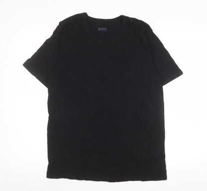 Mens UK Size L HUGO BOSS Black  T-Shirt