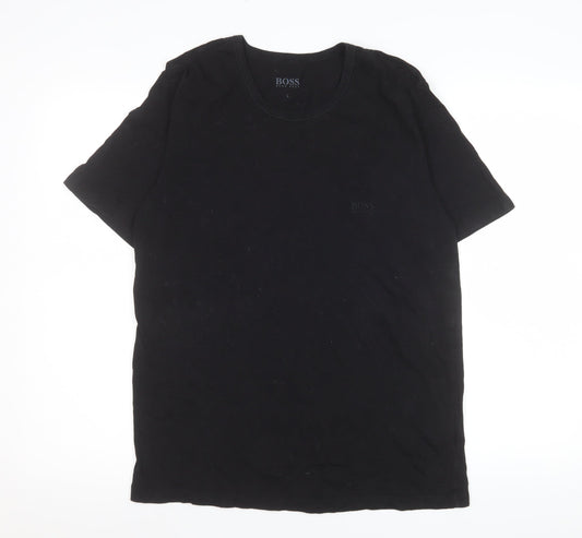 Mens UK Size L HUGO BOSS Black  T-Shirt