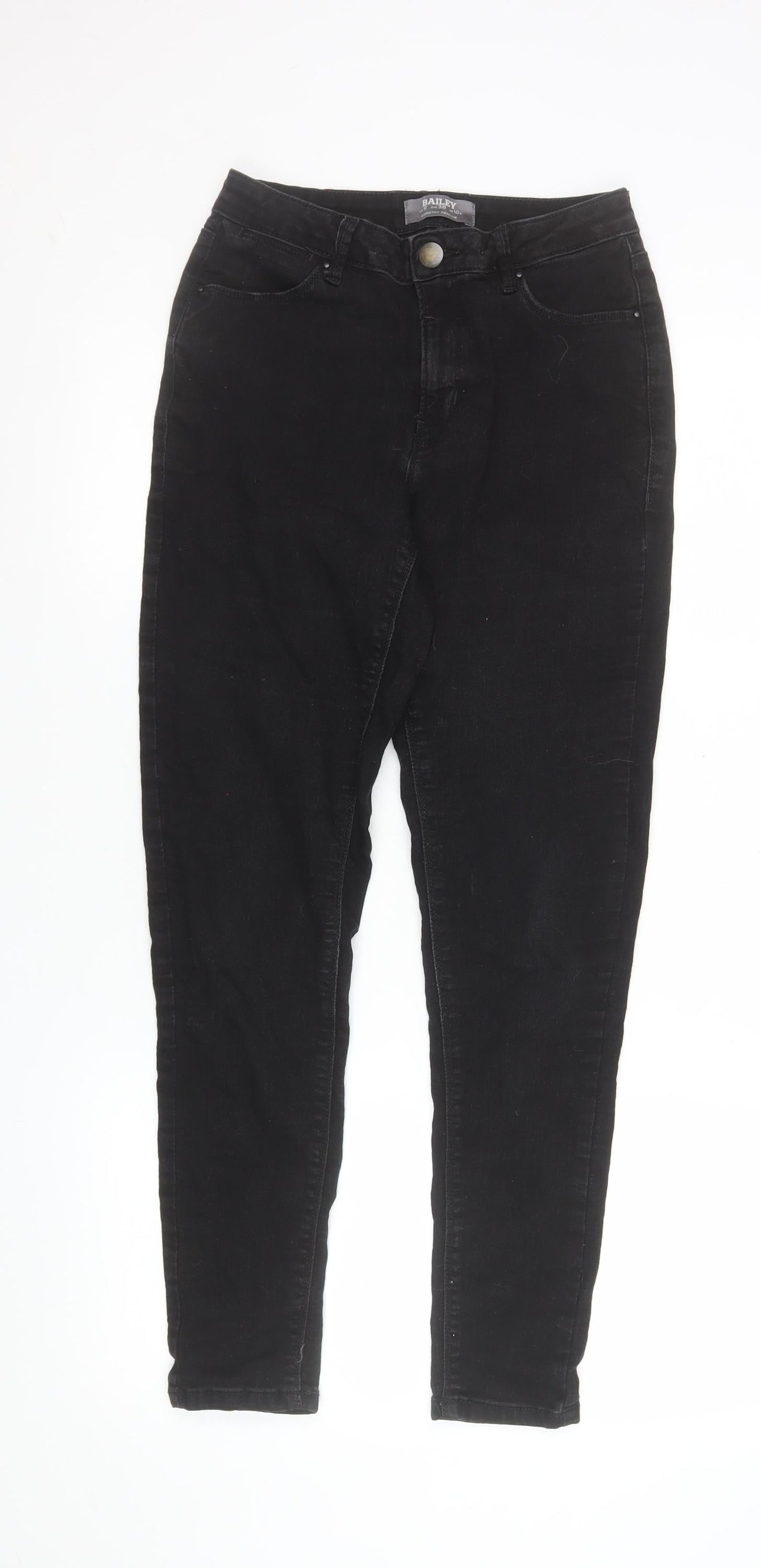 Womens UK Size 10 Dorothy Perkins Slim Fit Skinny Black Jeans