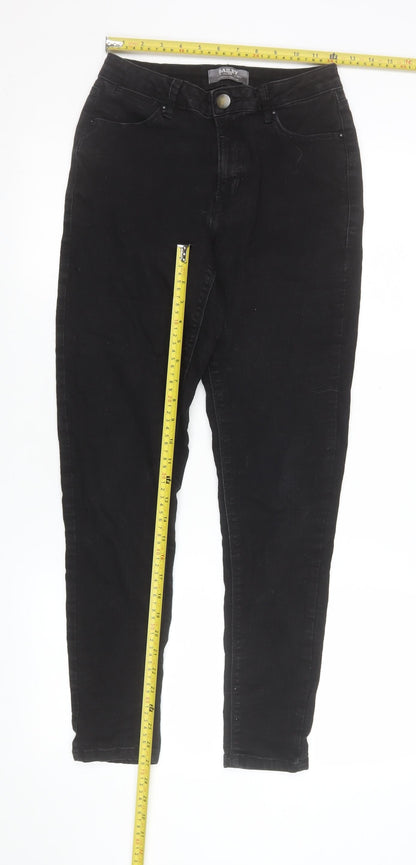 Womens UK Size 10 Dorothy Perkins Slim Fit Skinny Black Jeans