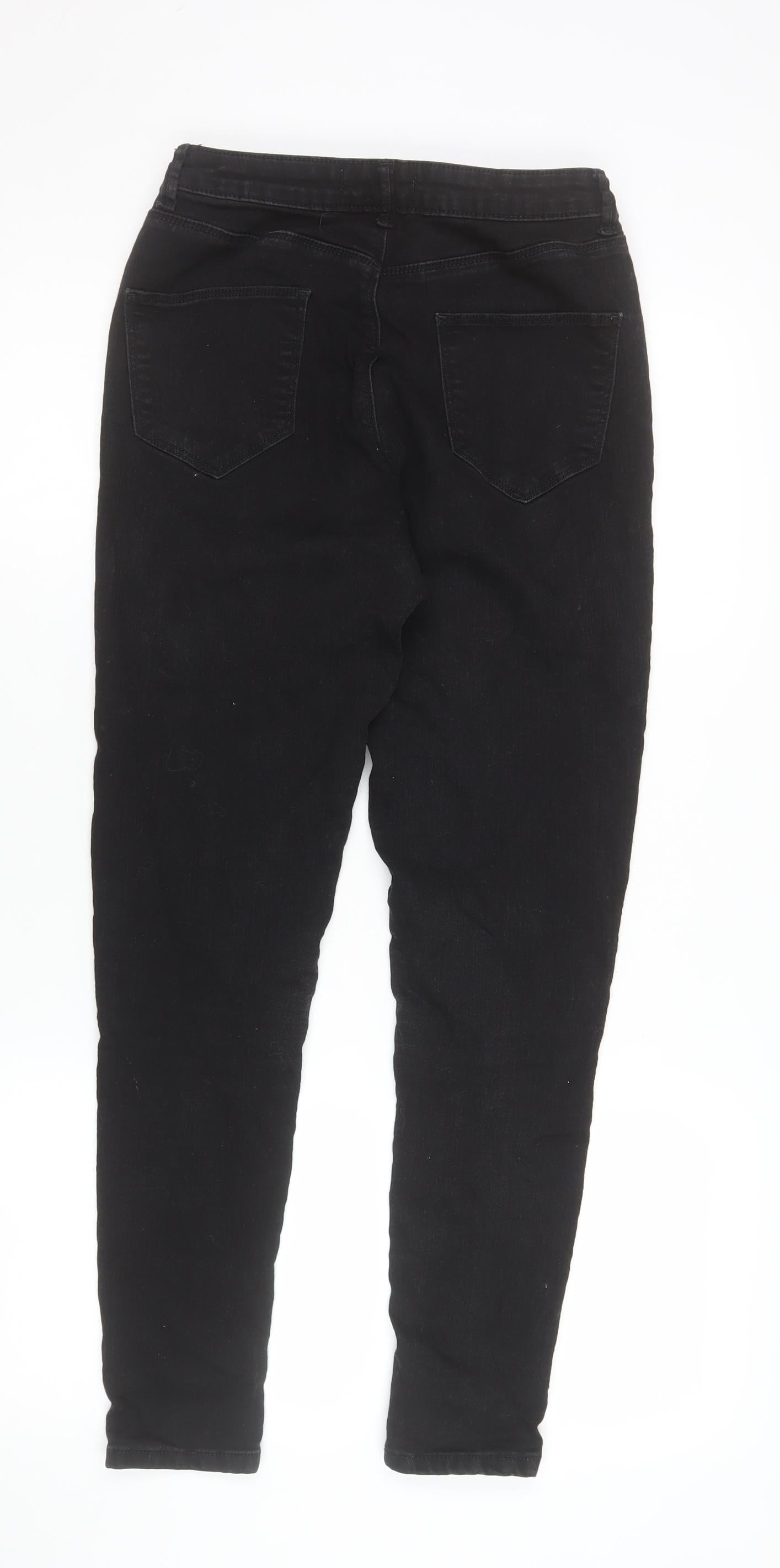 Womens UK Size 10 Dorothy Perkins Slim Fit Skinny Black Jeans