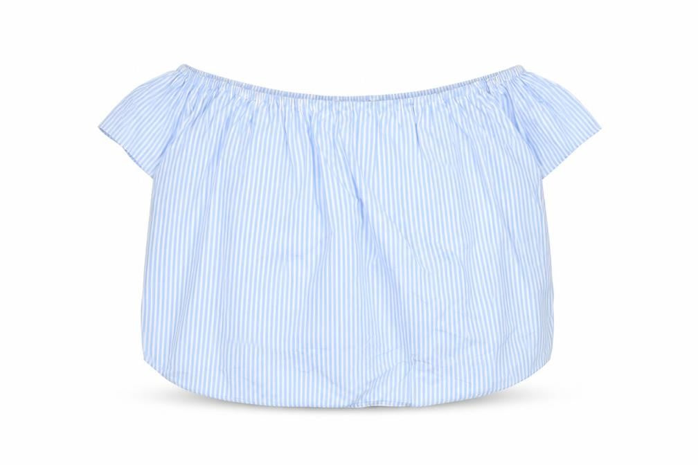 Womens UK Size XS Zara Blue Basic Blouse