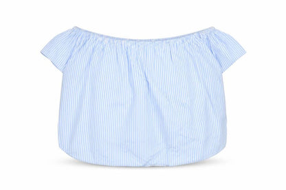 Womens UK Size XS Zara Blue Basic Blouse