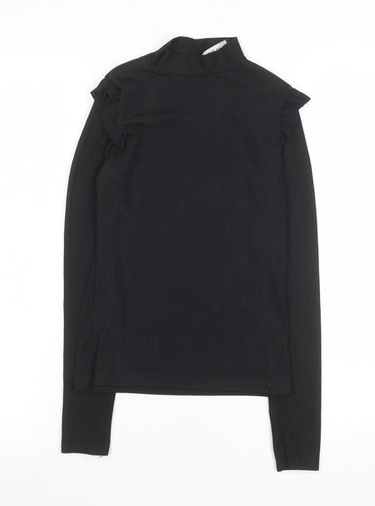 Womens UK Size 6 #LOTD Black Basic Blouse