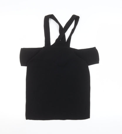 Womens UK Size 16 River Island Black Camisole Tank