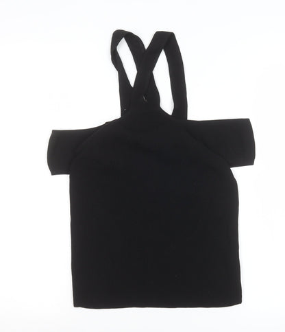 Womens UK Size 16 River Island Black Camisole Tank