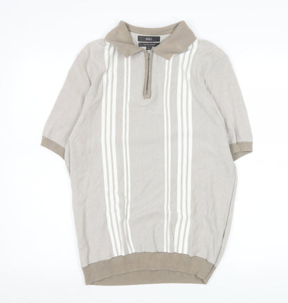 Mens UK Size M Marks and Spencer Cotton Blend Polo Shirt