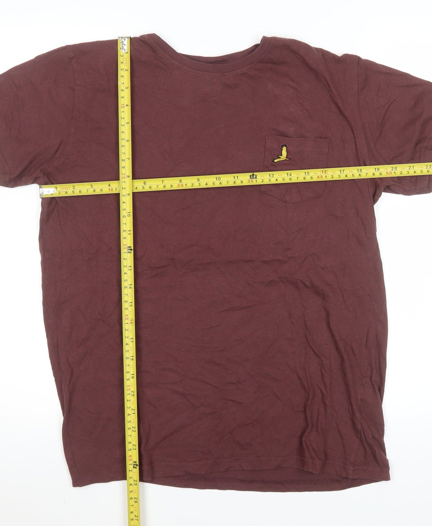 Mens UK Size M Brave Soul Brown  T-Shirt