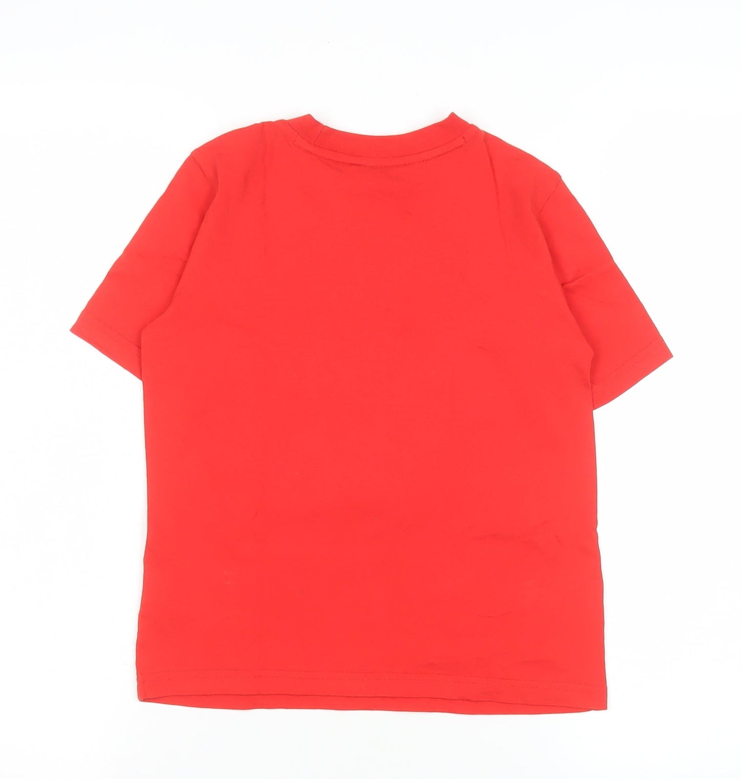 Boys UK Size 6-7 Years adidas Red Basic T-Shirt