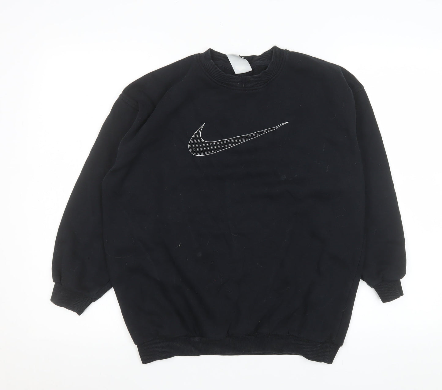 Womens UK Size L Nike Black Pullover Sweatshirt