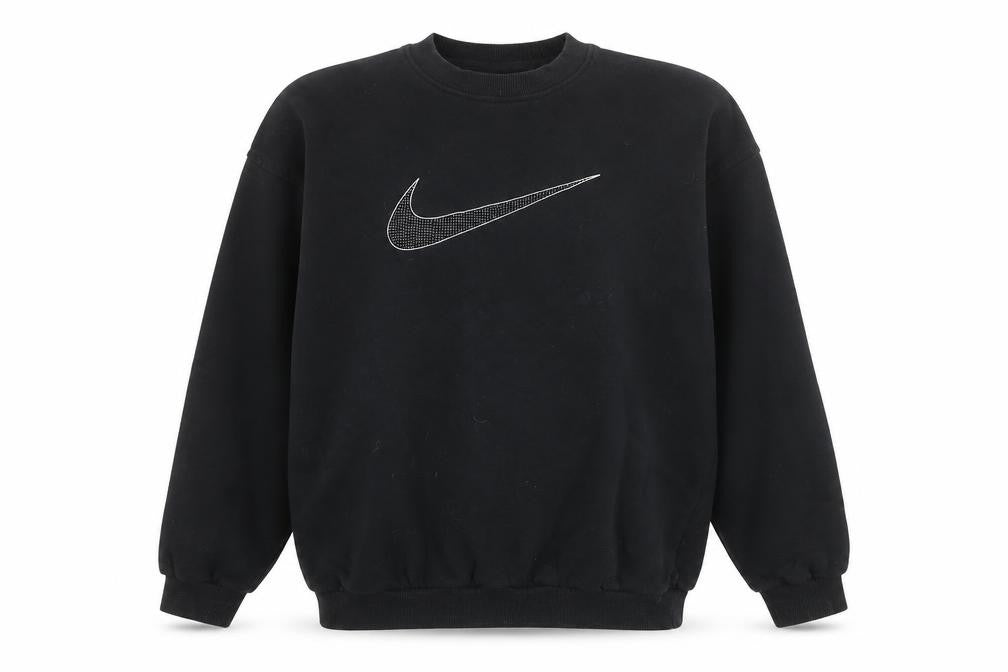 Womens UK Size L Nike Black Pullover Sweatshirt