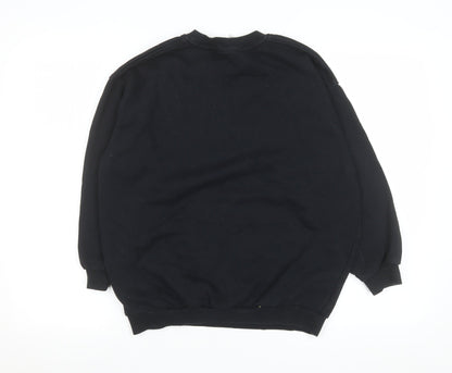 Womens UK Size L Nike Black Pullover Sweatshirt