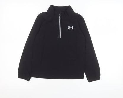 Boys UK Size 5-6 Years Under armour Black Track Jacket