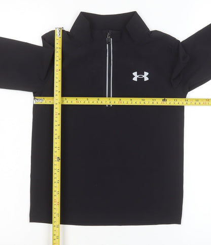 Boys UK Size 5-6 Years Under armour Black Track Jacket