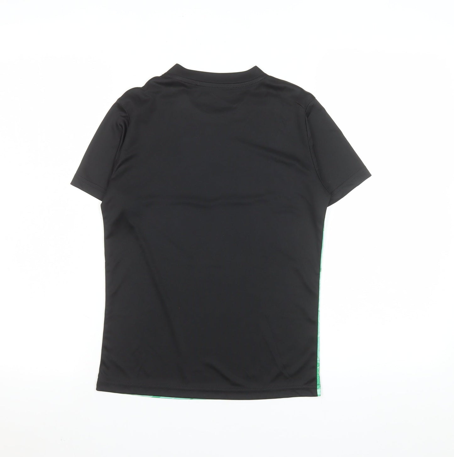 Football Camp FAI Boys Green Short Sleeve Athletic T-Shirt Size S