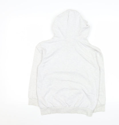 Boys UK Size 9-10 Years Marvel Grey Pullover Hoodie