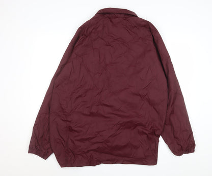 Womens UK Size XL push Red Basic Jacket