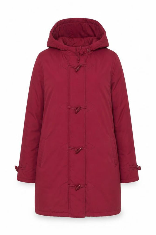 Womens UK Size 12 Being Casual Red Duffle Coat
