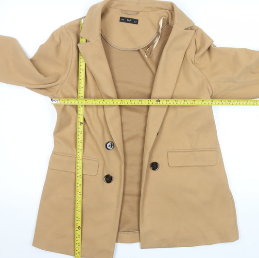 Womens UK Size 10 F&F Beige Blazer