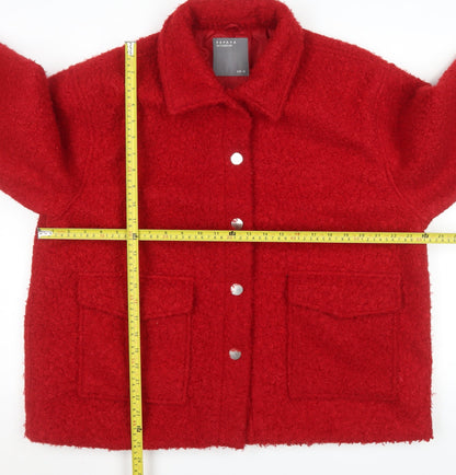Womens UK Size 16 Papaya Red Basic Jacket