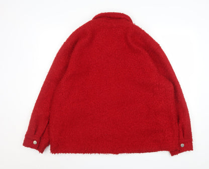 Womens UK Size 16 Papaya Red Basic Jacket
