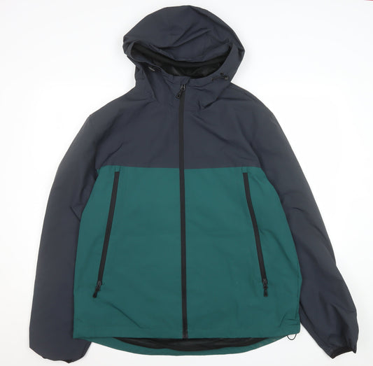 Mens UK Size XL George Green Windbreaker Coat