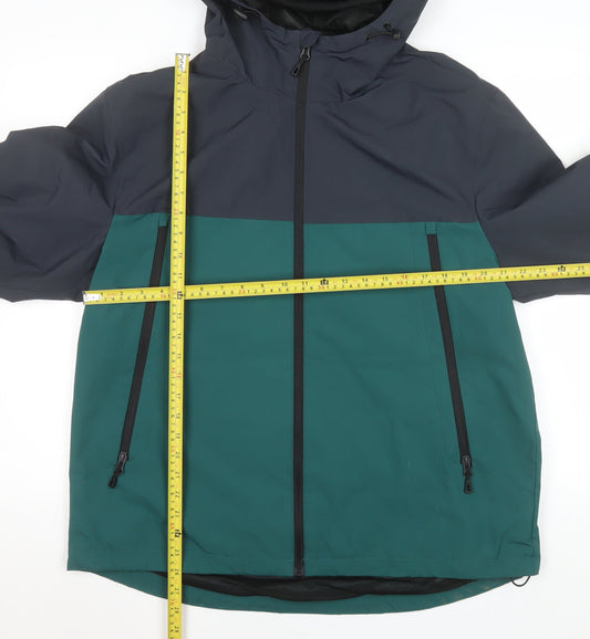 Mens UK Size XL George Green Windbreaker Coat