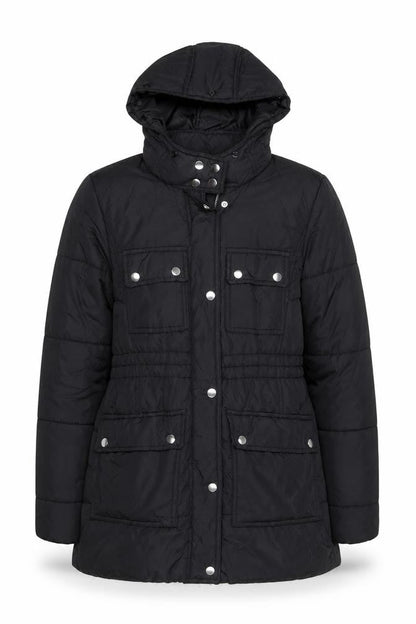 Womens UK Size 12 New Look Black Puffer Jacket