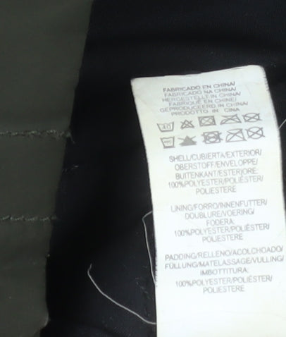 Womens UK Size S Primark Green Parka Coat