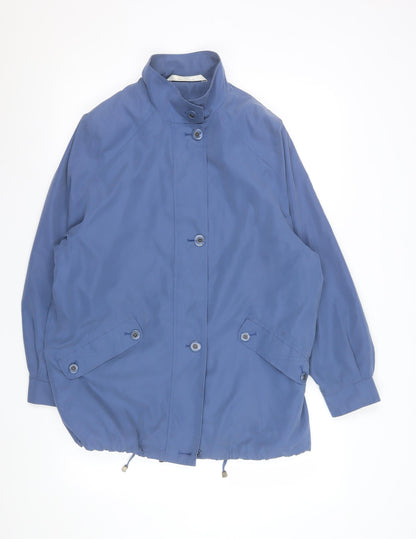 Womens UK Size 12 Marks and Spencer Blue Parka Coat