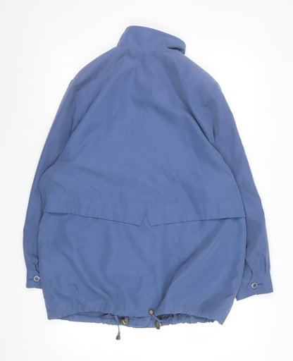 Womens UK Size 12 Marks and Spencer Blue Parka Coat
