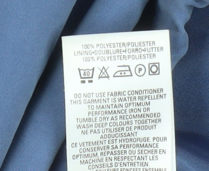 Womens UK Size 12 Marks and Spencer Blue Parka Coat